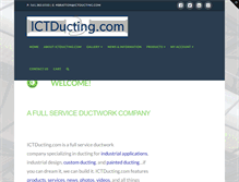 Tablet Screenshot of ictducting.com